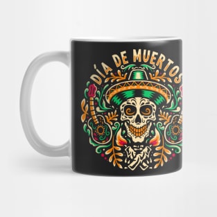 Sugar Skull Dia De Muertos Mug